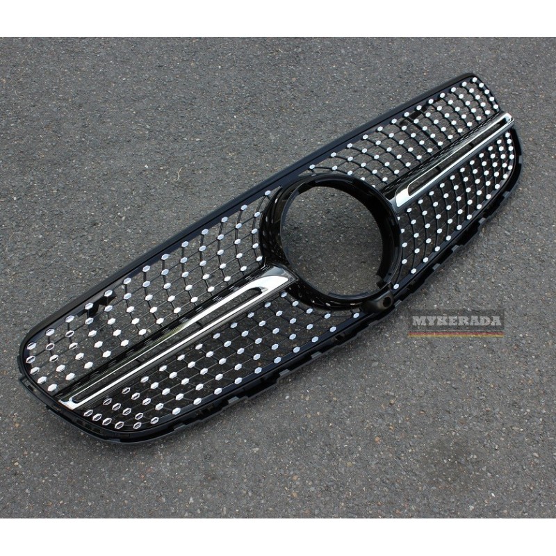 Calandre Avant Diamant Noir Chromé Pour Mercedes Classe B W247 (2019-2022) – Neuf D'origine
